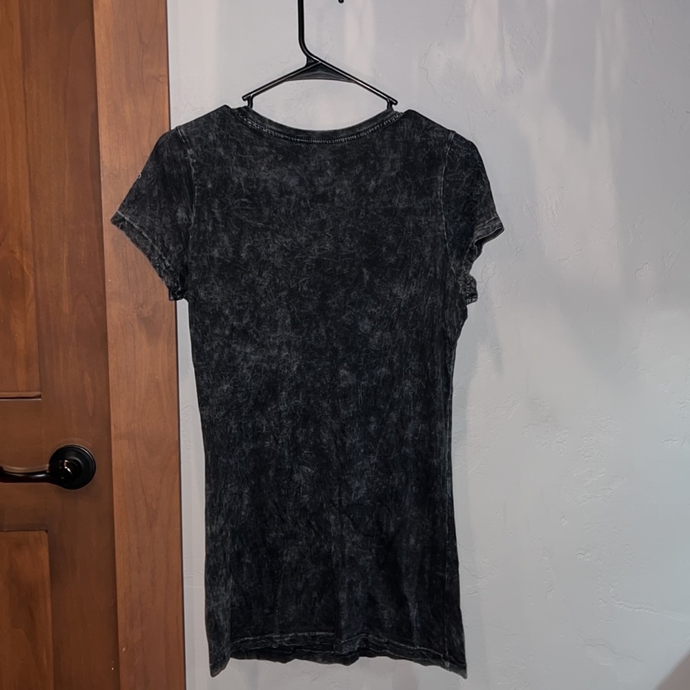 Velvet Stone Rhinestone Cross Tee - Picture 4 of 4
